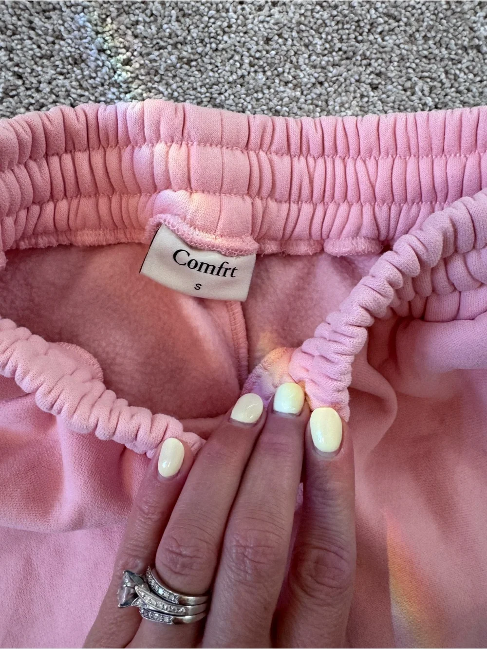 COMFRT Women's Pink pastel edition sweatsuit set